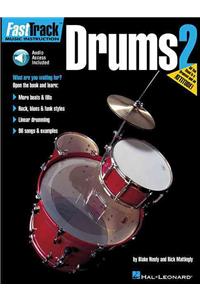 Fasttrack Drums Method Book 2 Book/Online Audio