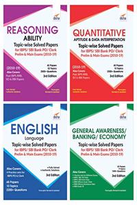 Topic-Wise Solved Papers for IBPS/SBI Bank PO/Clerk Prelim & Main Exam (2010-19) Reasoning/Quantitative Aptitude/English/General Knowledge(Old Edition)