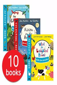 Julia Donaldson Activity Book x 10 Books (Shrinkwrap)