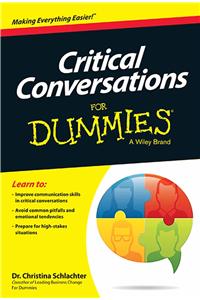 Critical Conversations For Dummies