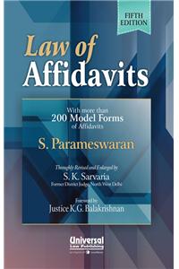 Law of Affidavits- with more than 200 Model Forms of Affidavits