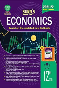 SURA'S 12th STD Economics Guide (ENGLISH MEDIUM) 2021-22 Edition - based on Samacheer Kalvi Textbook 2021