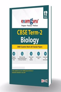 Examguru Biology CBSE Question Bank With Sample Papers Term 2 Class 12 for 2022 Examination