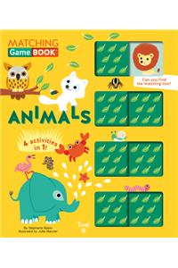 Animals Matching Game Book