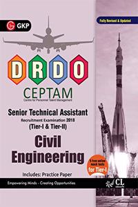 DRDO CEPTAM 2018: Senior Technical Assistant Tier I & II - Civil Engineering