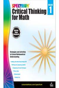 Spectrum Critical Thinking for Math, Grade 1