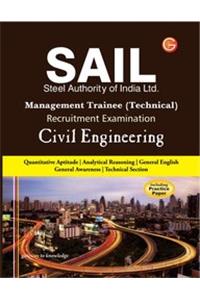 SAIL Steel Authority of India Limited Management Trainee Technical Recruitment Examination: Civil Engineering (Including Practice Paper)