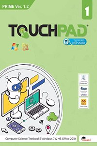 Touchpad Computer Science Text Book - Prime Ver 1.1 For Class 1