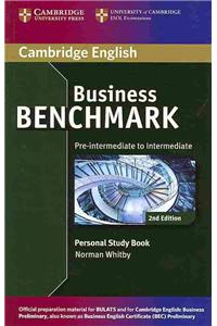 Business Benchmark Pre-Intermediate to Intermediate Bulats and Business Preliminary Personal Study Book