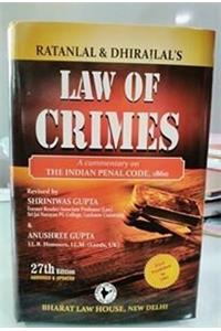 LAW OF CRIMES ( Commentaries on Indian Penal Code ) ABRIDGED Edition FEBRUARY 2016