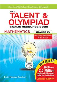 BMA's Talent & Olympiad Exams Resource Book for Class - 4 (Maths)