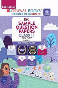 Oswaal ISC Sample Question Paper Class 11 Biology Book (Reduced Syllabus for 2021 Exam.)