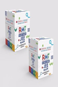 Oswaal JEE Main RMT FLASHCARDS Mathematics (Part-1 & 2), Set of 2 Boxes (For 2024 Exam)