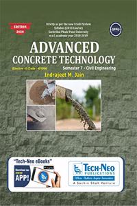 Advanced Concrete Technology ( SPPU 2015 COURSE B.E CIVIL - 401004 ) NEW EDITION 2020