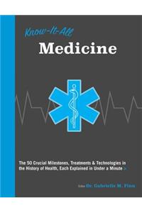 Know It All Medicine: The 50 Crucial Milestones, Treatments & Technologies in the History of Health, Each Explained in Under a Minute