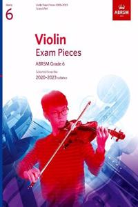 Violin Exam Pieces 2020-2023, ABRSM Grade 6, Score & Part