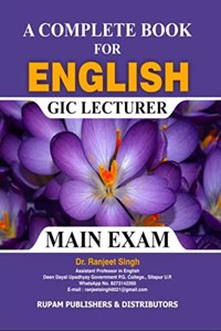 A Complete Book For Gic Lecturer English (Main Exam)