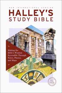 Niv, Halley's Study Bible, Hardcover, Red Letter Edition, Comfort Print: Making the Bible's Wisdom Accessible Through Notes, Photos, and Maps