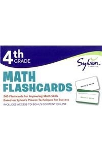 4th Grade Math Flashcards: 240 Flashcards for Improving Math Skills (Place Value, Comparing Numbers, Rounding Numbers, Fractions, Decimals, Measurements, Geometry)