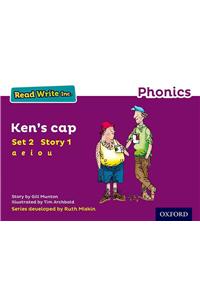 Read Write Inc. Phonics: Ken's Cap (Purple Set 2 Storybook 1)