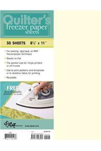 Quilter's Freezer Paper Sheets