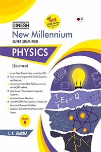 DINESH New Millennium Super Simplified PHYSICS Class 10 (With Free Booklet) (2021-22 Session)