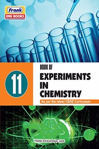 Frank EMU Books Lab Manual CBSE Book of Experiments in Chemistry Class 11