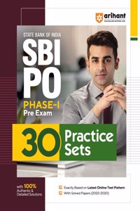 SBI PO Phase 1 Pre Exam 30 Practice Sets