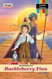 Frank EMU Books Graded Classics Story Book for Kids Age 9 to 10 Years - The Adventures of Huckleberry Finn - English Novel for Children