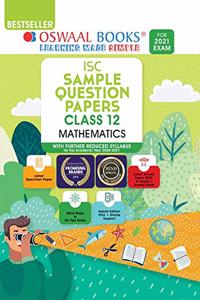 Oswaal ISC Sample Question Papers Class 12 Mathematics Book (Reduced Syllabus for 2021 Exam.)