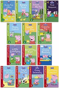 Peppa Pig Read It Yourself with Ladybird 14 Books Children Collection Set for Level 1 and 2 Paperback