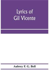 Lyrics of Gil Vicente