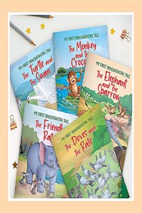 Panchatantra Story (Set of 5 Books) - Colourful Story Books for Kids - Animal tales from Ancient India - The Turtle and the Swan, The Monkey and the ... The Friendly Rats, The Pigeons and the Rats