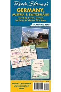 Rick Steves Germany, Austria & Switzerland Planning Map