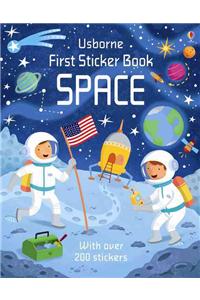 First Sticker Book Space