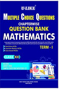 U-like Mathematics Class 12 MCQ Chapterwise Question Bank Term-1 Latest CBSE Qustion Paper 2021-2022 Exam