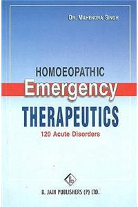 Homoeopathic Emergency Therapeutics