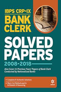 IBPS CWE- VIII Bank Clerk Solved Papers 2019 (Old edition)