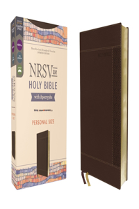 Nrsvue, Holy Bible with Apocrypha, Personal Size, Leathersoft, Brown, Comfort Print