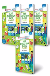 Oswaal ICSE Question Bank Class 9 (Set of 4 Books) Physics, Chemistry, Maths, Biology (For 2022 Exam)