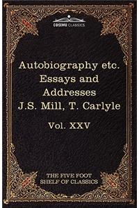 Autobiography of J.S. Mill & on Liberty; Characteristics, Inaugural Address at Edinburgh & Sir Walter Scott