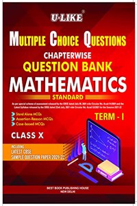 U-Like Mathematics Class 10 MCQ Chapterwise Question Bank Term-1 Latest CBSE Sample Questions Paper For 2021-22 Session