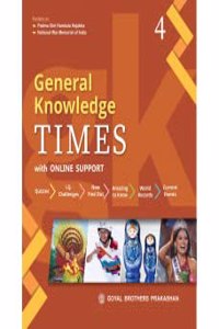 General Knowledge Times with Online Support Book 4 - 2022 Edition [Paperback] Sr. Vijaya [Paperback] Sr. Vijaya