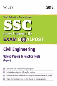 Wiley SSC Junior Engineer (JE) Exam Goalpost Civil Engineering Solved Papers and Practice Tests (Paper - I)