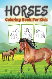 Horse Coloring Book for Kids