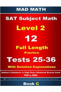 2018 SAT Subject Level 2 Book C Tests 25-36