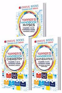 Oswaal Topper's Handbook of (Set of 3 Books) Physics, Chemistry, Mathematics Books