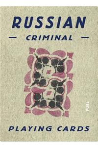 Russian Criminal Playing Cards: Deck of 54 Playing Cards