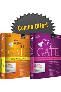 Wiley Acing the GATE: Civil Engineering & Engineering Mathematics and General Aptitude (Combo Set)