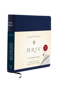 XL Catholic Bible-NRSV: New Revised Standard Version XL Catholic Edition, Anglicized Text, Navy